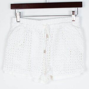 Anthropologie Elevenses White Eyelet Shorts‎ Sz XS